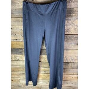 Danskin Now Women's XL Petite Activewear Pants DRI-MORE Inside Pocket Gray
